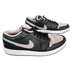 Air Jordan 1 SE Low Black Iced Lilac Sneakers Sz 9.5 DV1309-051
